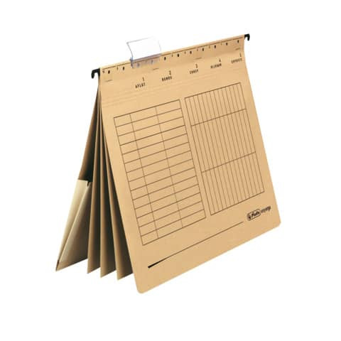 Hängehefter A4 mehrfach braun HERLITZ 300002794 10843860 UNIREG 5St