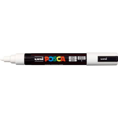 Pigmentmarker UniPosca weiß UNI-BALL 182501 PC-5M