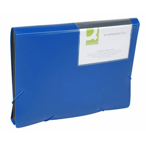 Fächertasche blau Q-CONNECT KF01275 13 teilig