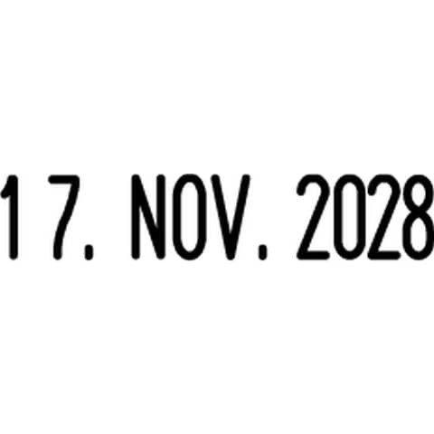 Datumstempel-Printy Dater TRODAT 4810 Kissen schwarz