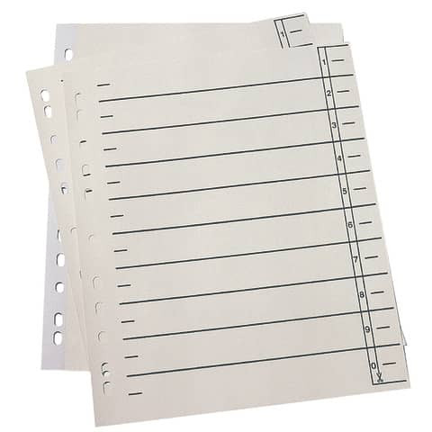Trennblatt A4 100ST chamois Lochrandvers 9521108100