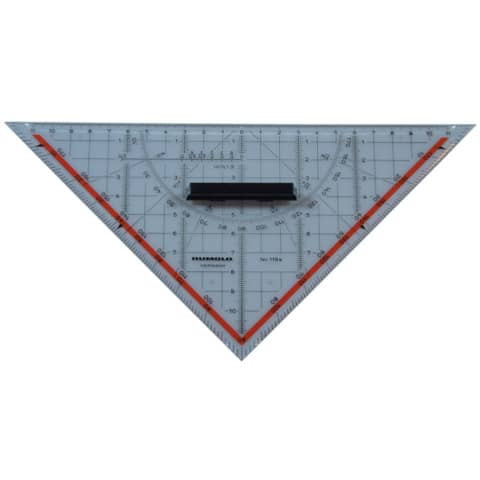 Geometriedreieck 25 cm RUMOLD 1154 M.Griff
