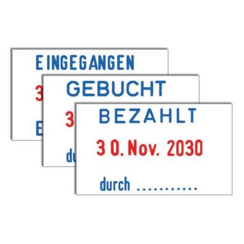 Stempel Eingang/Bezahlt/Gebuch TRODAT 5430L