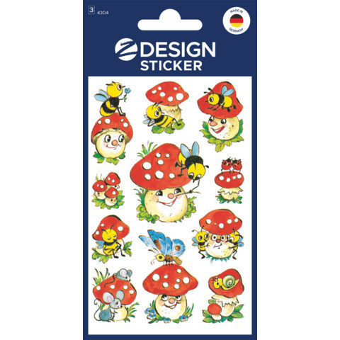 Schmucketikett Fliegenpilz ZWECKFORM 4304