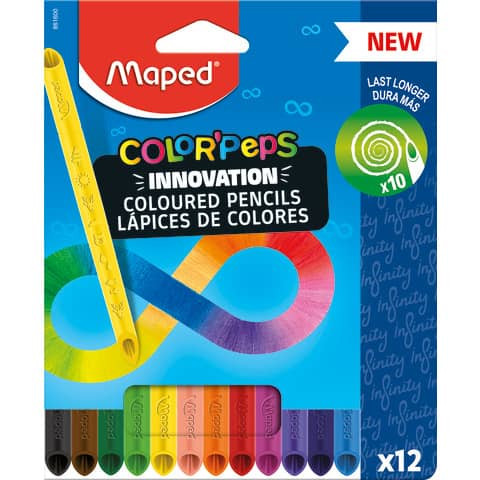 Farbstiftetui 12ST Color Peps Infinity MAPED 861600
