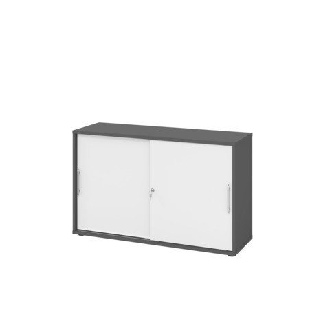 Schiebetürenschrank graphit/weiß HAMMERBACHER V1752S/G/W/RE