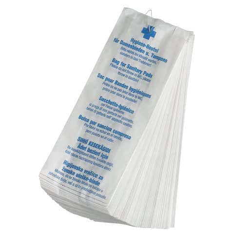 Hygienebeutel - 1000 Stück, weiß, Papier