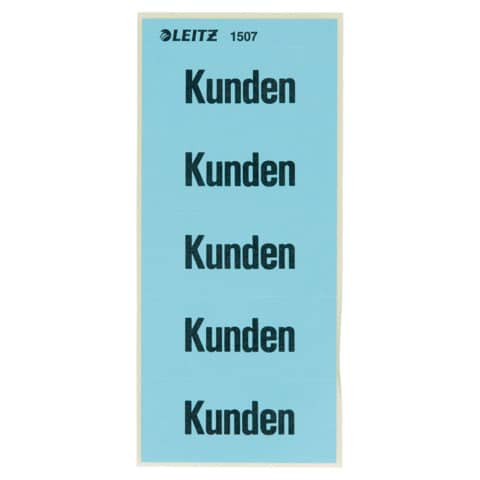 Inhaltsschild Kunden 100ST LEITZ 15070000 selbstklebend