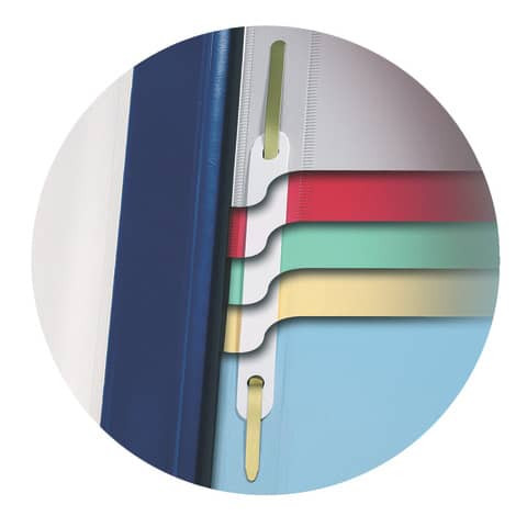 Schnellhefter Panorama blau DURABLE 2557 06 5 tlg Plastik