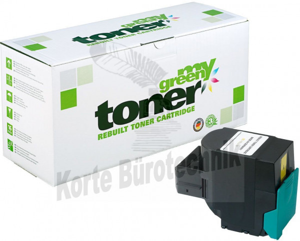 my green toner Toner-Kit gelb (162121) ersetzt 24B6010