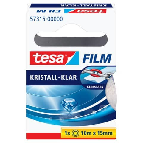 Klebefilm Kristall 15mm 10m TESAFILM 57315 m. O.