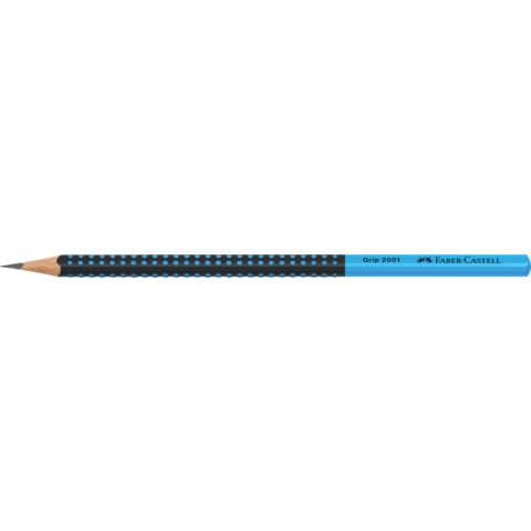 Bleistift Grip 2001 HB schwarz/blau FABER CASTELL 517010 Two Tone