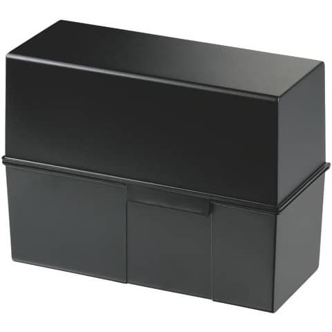 Karteikasten A5 quer Plast schwarz HAN 975-13 300 22,8x10,2x17,1