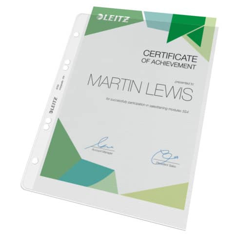 Prospekthülle A5 genarbt LEITZ 47050003 lose