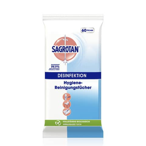 Hygiene-Reinigungstücher 60ST SAGROTAN 3250406