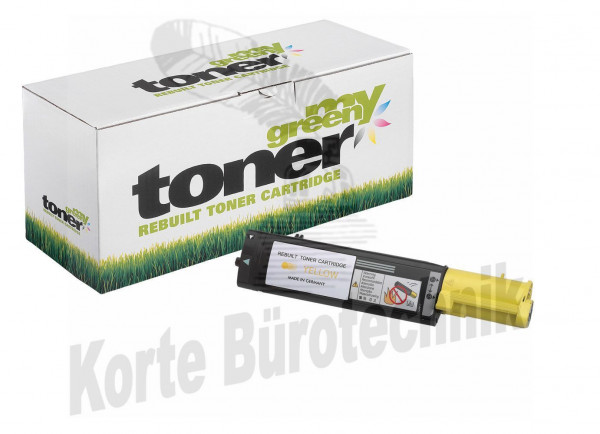 my green toner Toner-Kartusche gelb HC (140198) ersetzt K4974