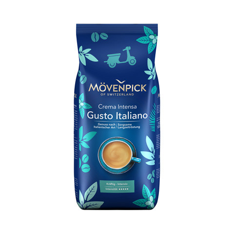 Kaffee Crema Gusto Italiano 1000g MÖVENPICK 951830 ganze Bohnen