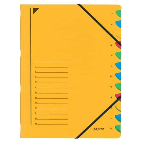 Ordnungsmappe A4 gelb LEITZ 3912-00-15 Karton