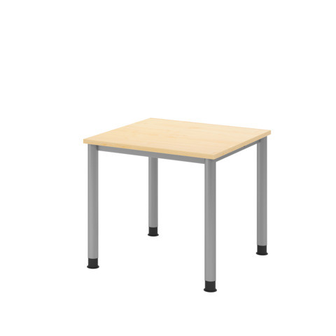 Schreibtisch 80x80cm ahorn/silber HAMMERBACHER MONT.VHS08/3/S