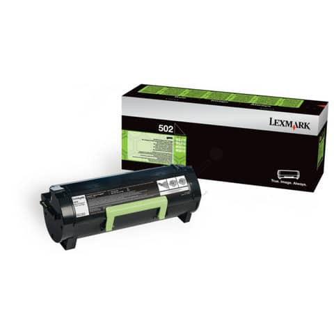 Lasertoner 502 schwarz LEXMARK 50F2000 Return