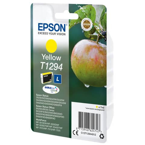 Inkjetpatrone T1294 yellow EPSON C13T12944012 11,2ml