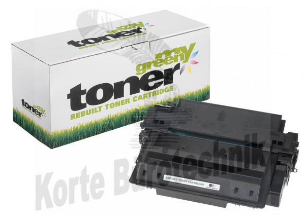 my green toner Toner-Kartusche schwarz HC plus (130694) ersetzt 51X