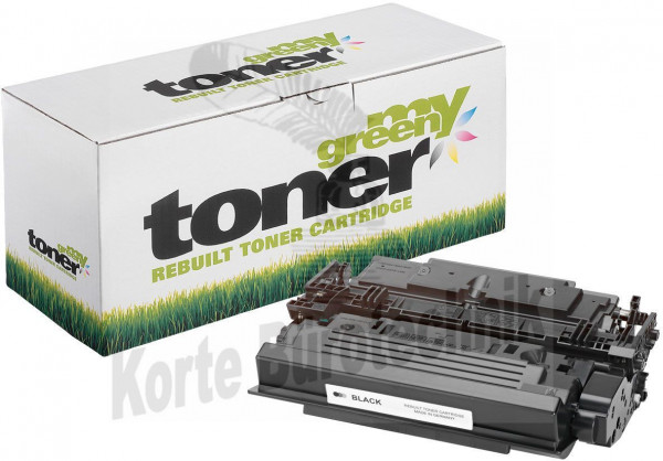 my green toner Toner-Kartusche schwarz HC (135118) ersetzt 87X, 041H