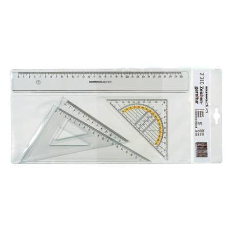 Zeichengarnitur 4tlg.rauchgrau RUMOLD Z310 Pl.i. Etui