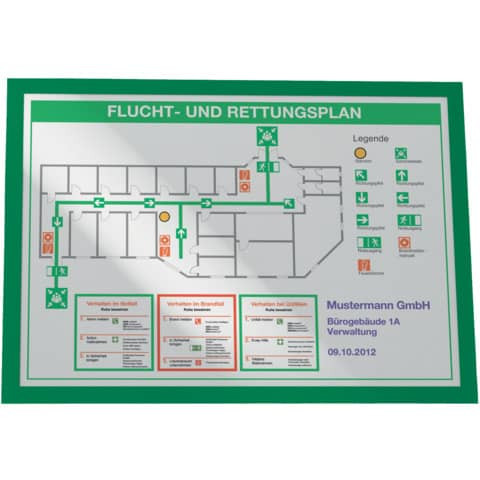 Magnetrahmen DURAFRAME® A3 DURABLE 4873 05 sk grün 2 Stück