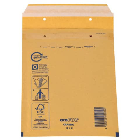 Luftpolstertasche 10ST braun 170x225 AROFOL 3/C 2FVAF000063