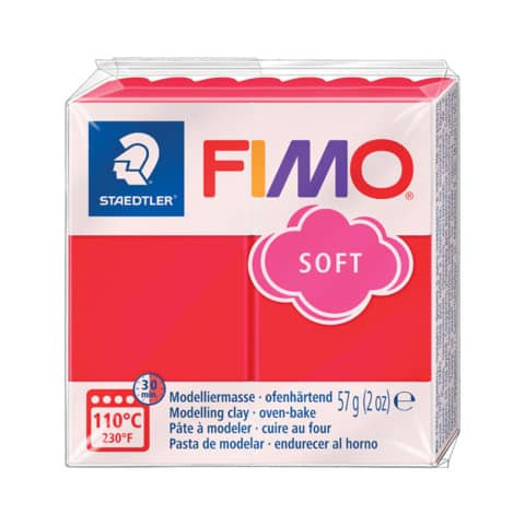 Modelliermasse Fimo indischrot STAEDTLER 8020-24 Soft 57g