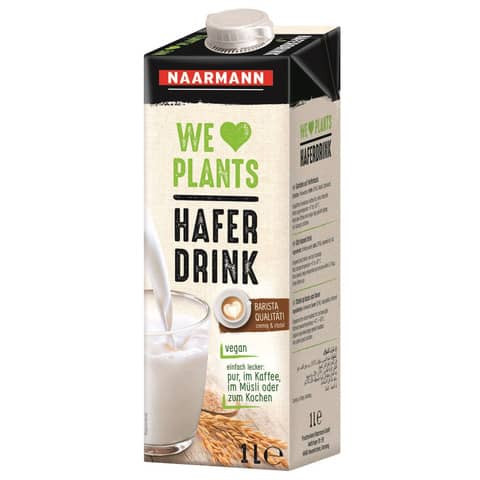 Haferdrink vegan 15% Hafer 12x1L NAARMANN 4510