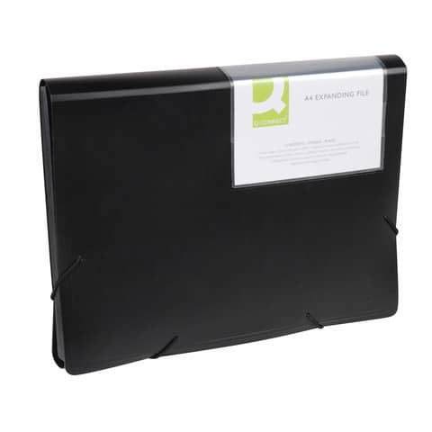 Fächertasche schwarz Q-CONNECT KF01276 13 teilig