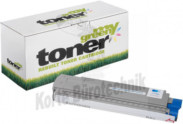 my green toner Toner-Kit cyan (181634) ersetzt 44844507