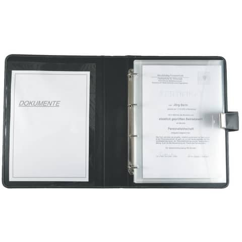 Dokumentenmappe A4 schwarz JÜSCHA 31514