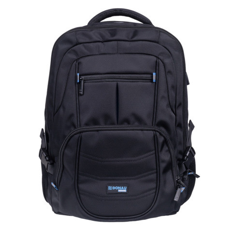 Laptoprucksack Travel Amsterdam, 17", schwarz DONAU 11571741-05