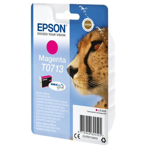 Inkjetpatrone T0713 magenta EPSON C13T07134012 5,5ml