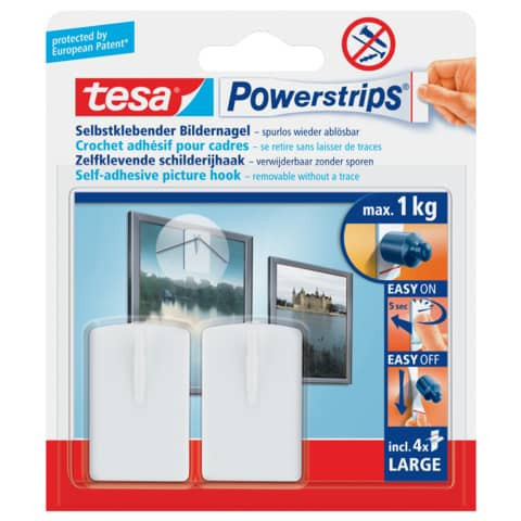 Bildernagel Power Strips weiß TESA 58031-00020-01 2ST