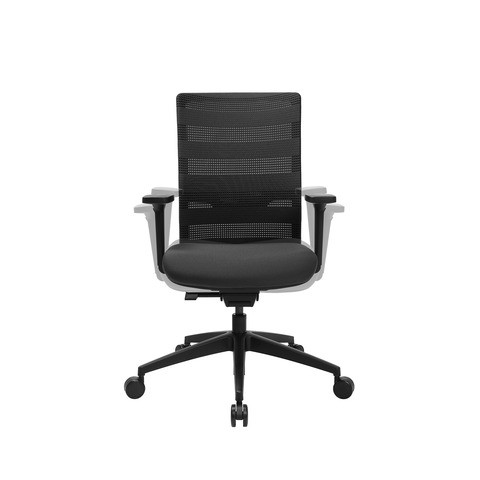 Drehstuhl mit AL Sitness Airwork schwarz TOPSTAR PA30OMT0CX0H h.Rll.