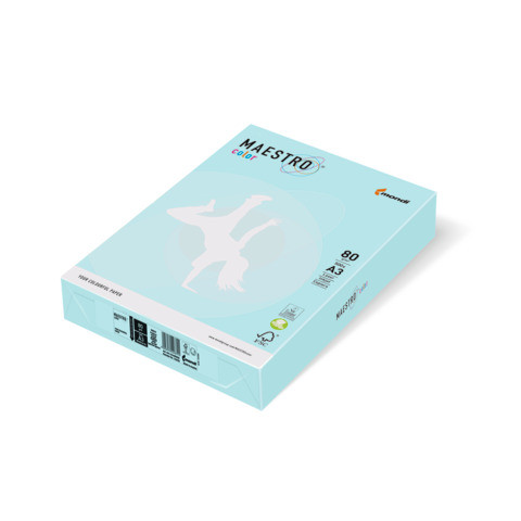 Kopierpapier A3 80g 500Bl mittelblau MAESTRO COLOR 9417-MB30B80B