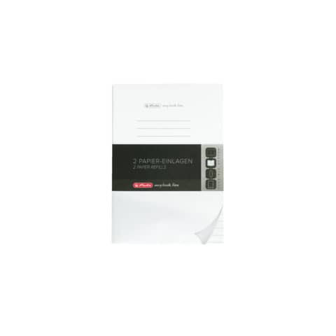 Ersatzeinlage 80Blt A5 liniert HERLITZ 300006073 50034123 refill 2x40