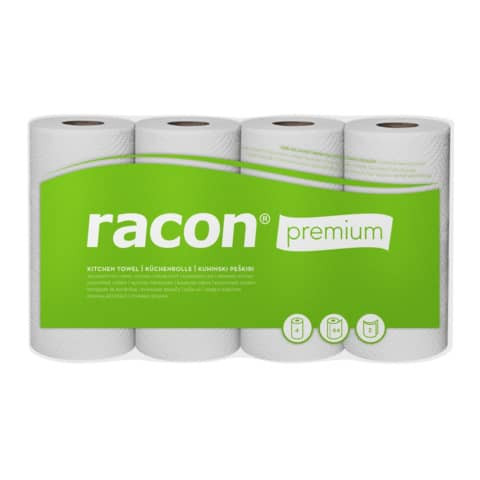 Küchenrolle premium 2-lagig weiß RACON 100602-02 100596 PG4Rollen