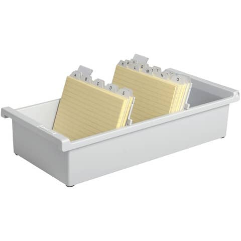 Karteitrog A6 quer lichtgrau HAN 956-0-11 1300Kt