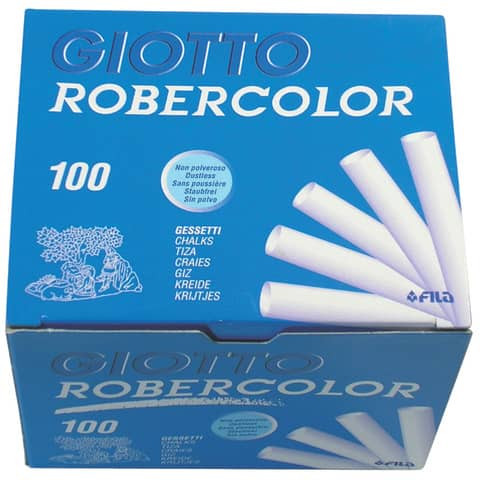 Tafelkreide Robercolor 100ST weiß GIOTTO F538800 V100