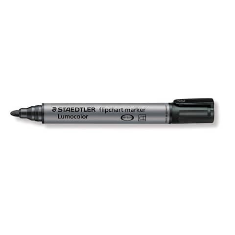 Flipchartmarker Lumocolor 2mm schwarz STAEDTLER 356-9 nachfüllbar Rundspitze