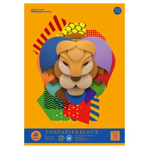 Tonpapierblock A3 10BL sortiert EDITION DÜRER 053623000