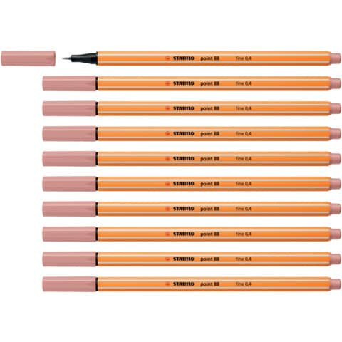 Feinliner point 88® EF 0,4mm rouge STABILO 88/28