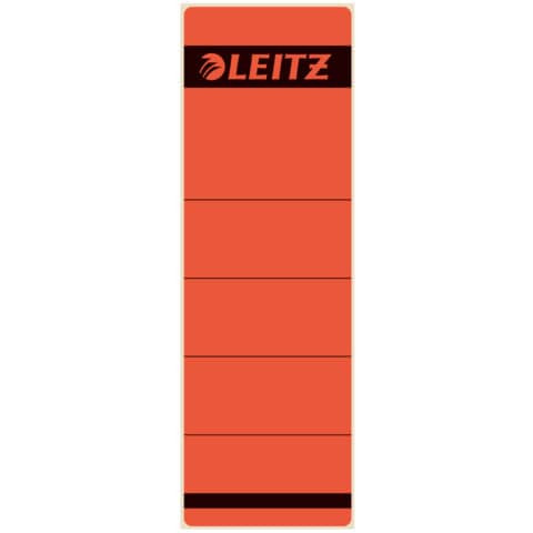 Rückenschild kurz breit rot LEITZ 16420025 skl PG 10ST