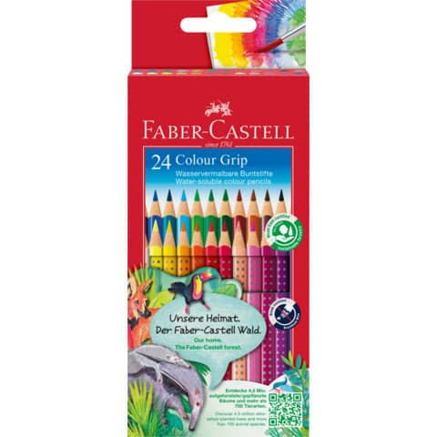 Farbstiftetui Grip 2001 24ST FABER CASTELL 112424