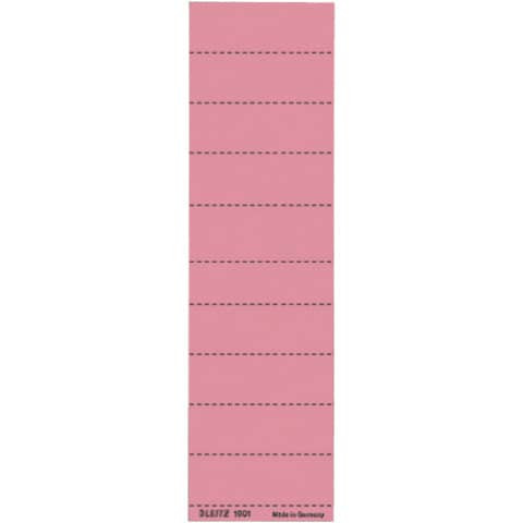 Beschriftungsschild rot LEITZ 1901-00-25 100ST